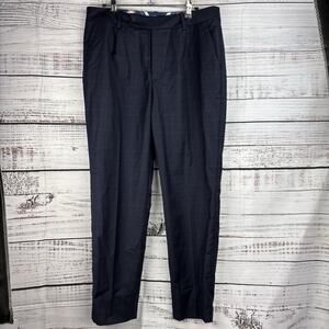 NWT Peter Millar Golf‎ Plaid Pants Women’s Size 10 Navy Wool LF19B04 Retail $225